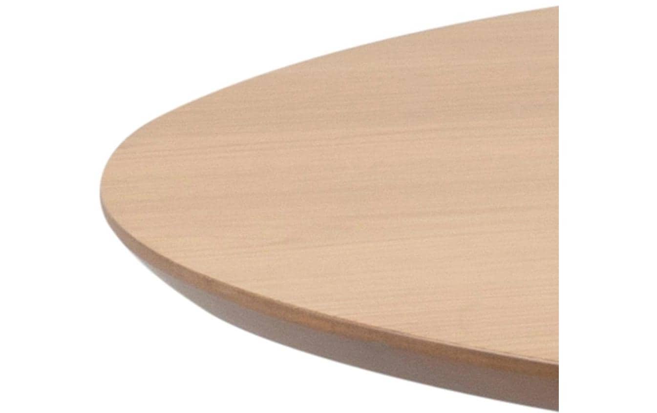 Tisch Roxby Ø 105 x 76 cm, Nature/Schwarz<br>Esstisch
