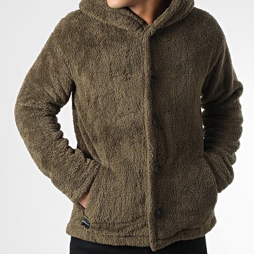 Veste Capuche Fourrure NR-K1009 Vert Kaki