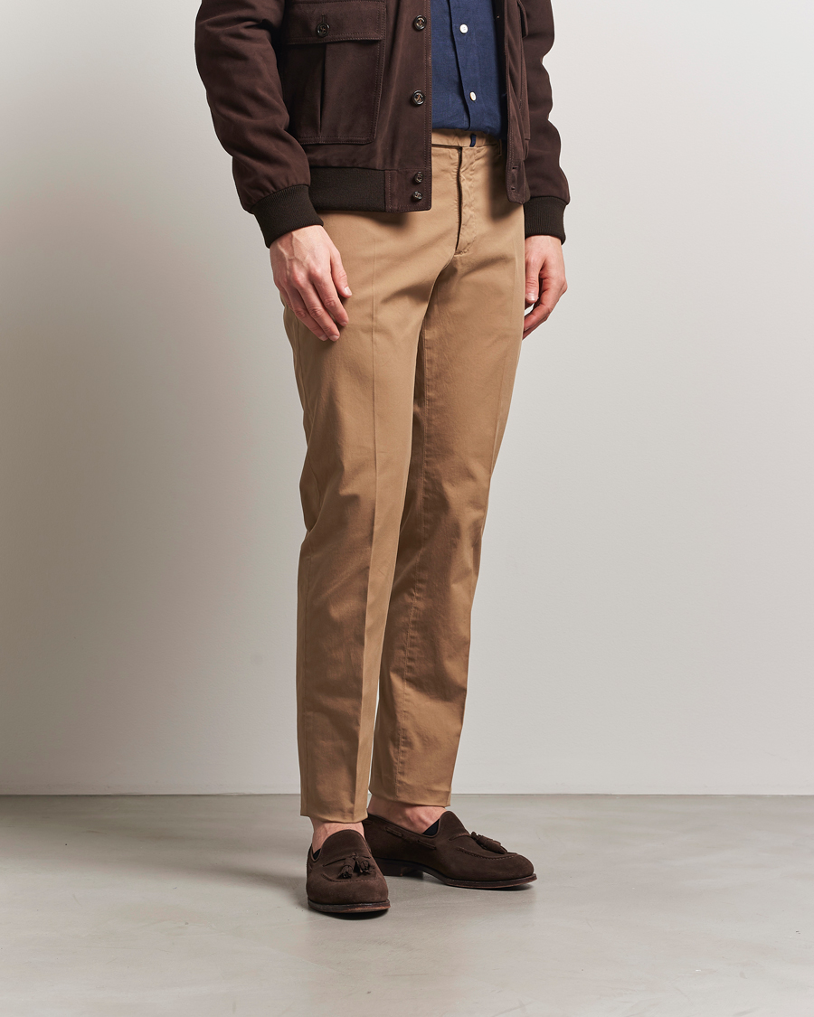 Incotex Slim Fit Comfort Chinos Beige