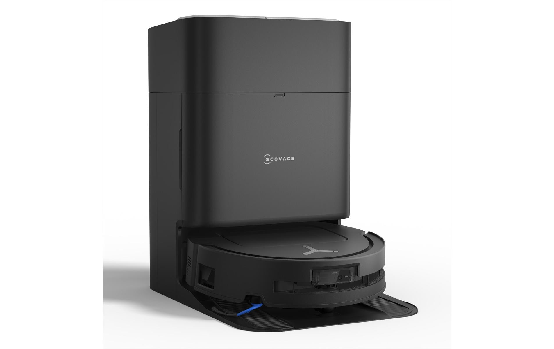 Saugroboter Deebot T80 Omni Schwarz<br>Intelligente Rundum-Reinigung mit automatischer Absaugstation