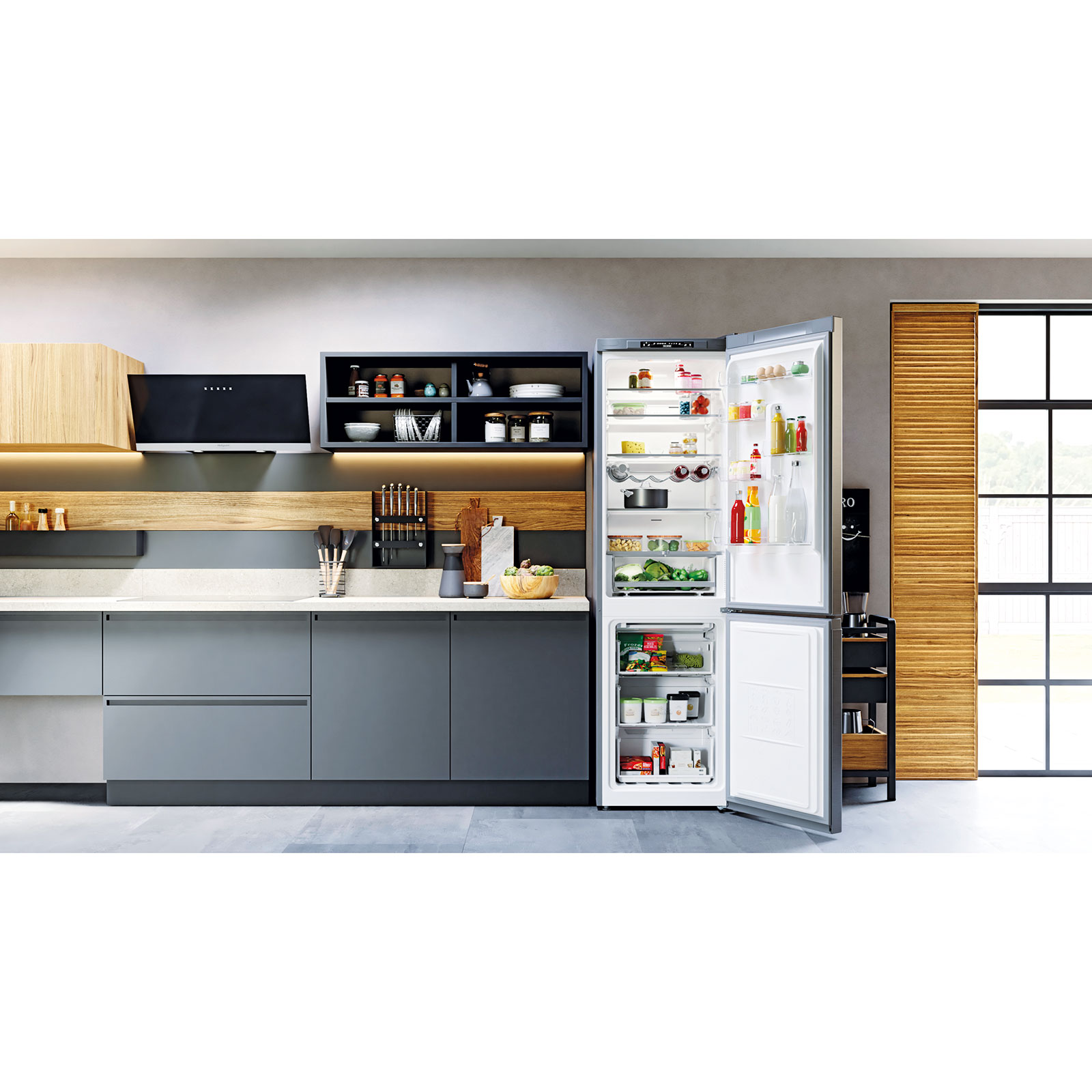 BAUKNECHT Kühl-/Gefrierkombination KG NOFROST 201DIN - D