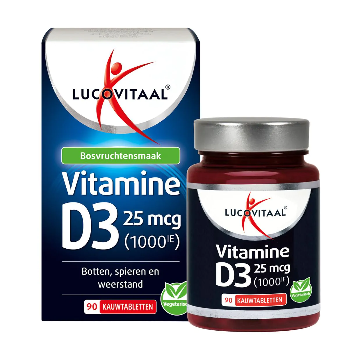 Vitamine D3 25 mcg (1000IE) 90 kauwtabletten