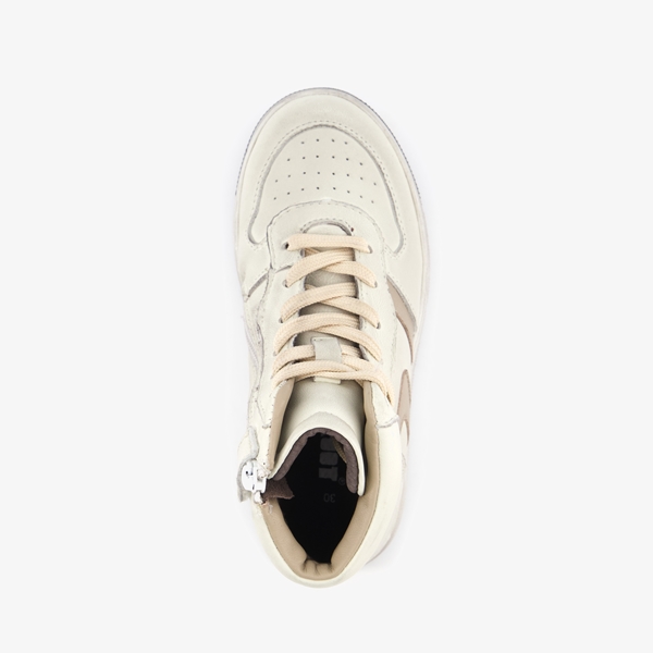 Groot hoge leren meisjes sneakers