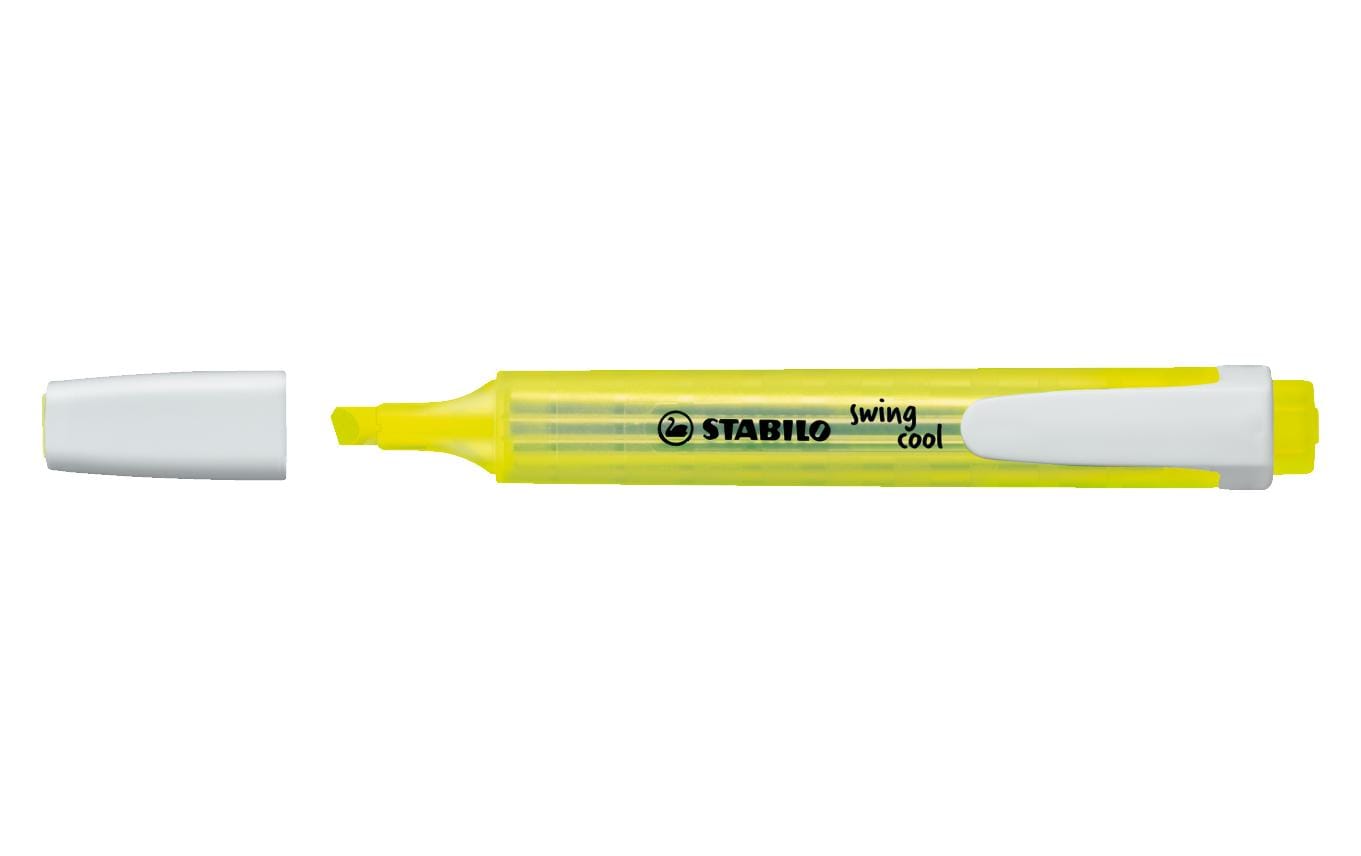 Textmarker Swing Cool Gelb, 1 StückStabilo Swing Cool