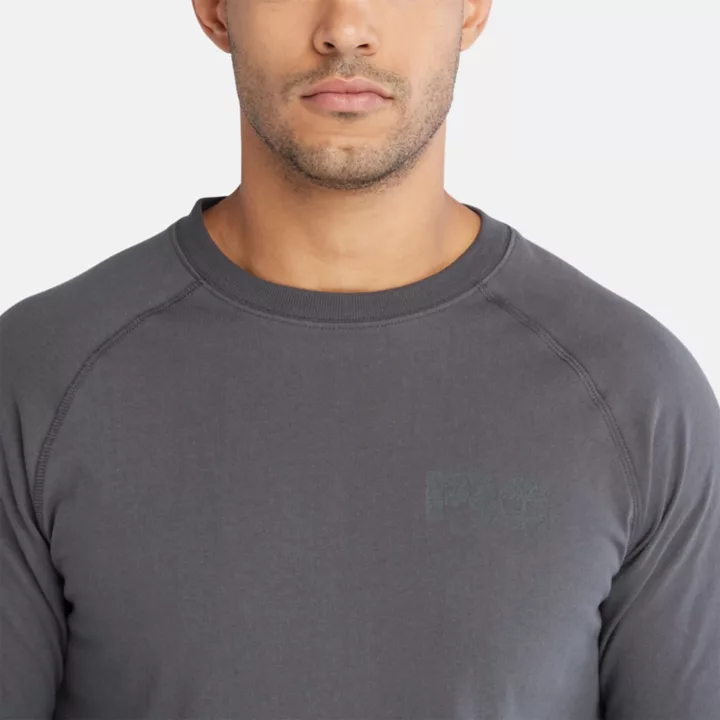 T-shirt à manches longues Timberland PRO Core pour homme en gris foncé