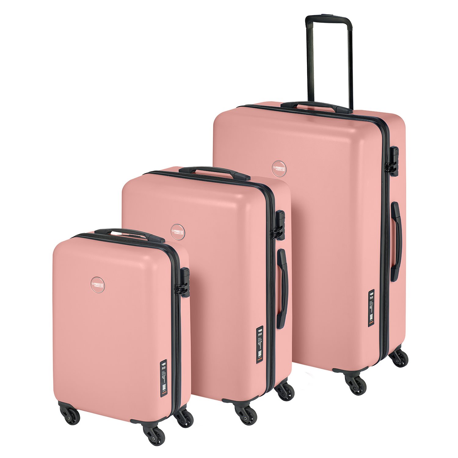 Princess Traveller PT-01 Large Trolley peony pink