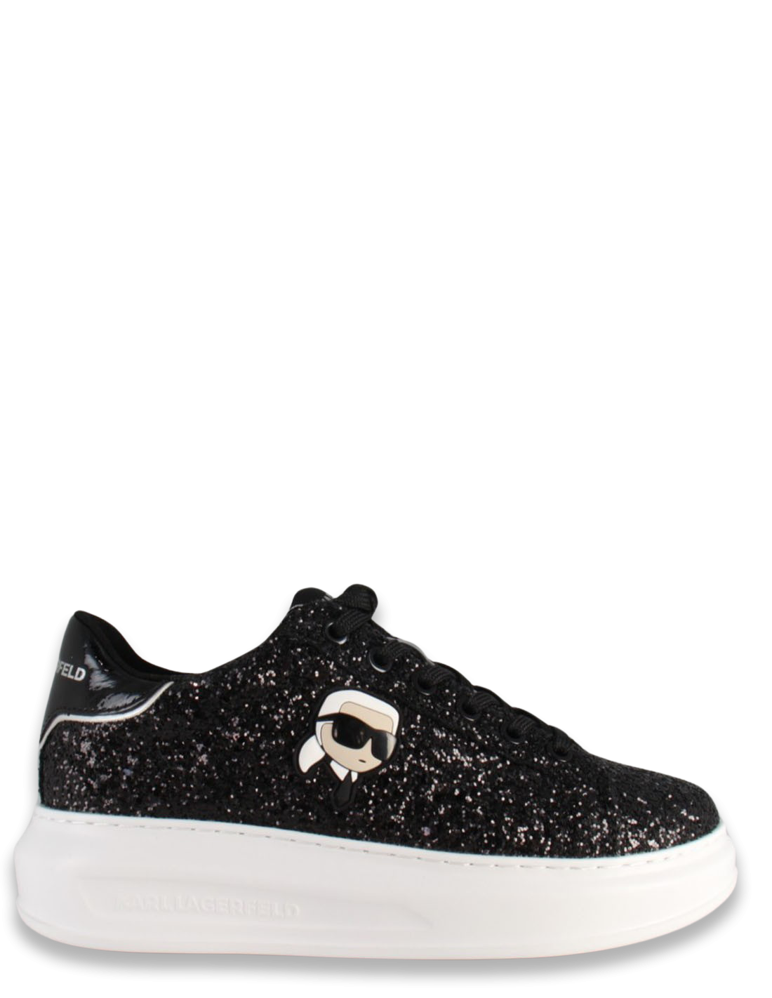 karl lagerfeld Baskets de ville Femme Kapri Karl NFT Lo Lace Noir Paillettes