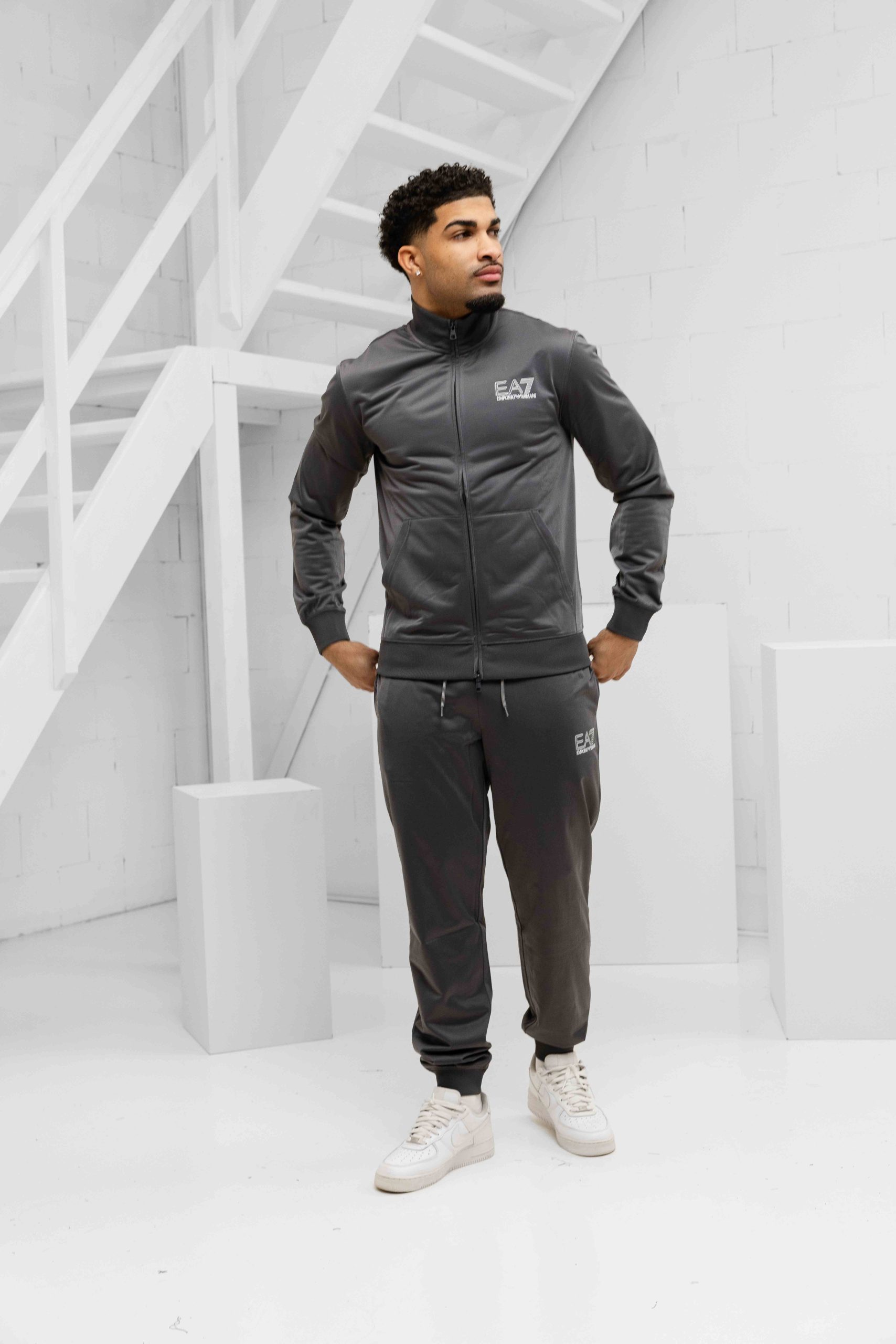 EA7 Emporio Armani 7M001320 Trainingspak Heren Grijs