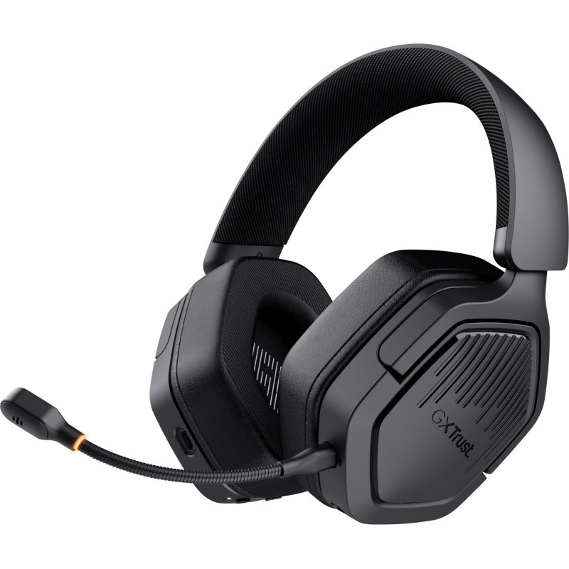 Trust GXT 493 Carus Casque Avec fil &sans fil Arceau, Casque Gaming USB Type-C / USB Type-A Bluetooth Noir