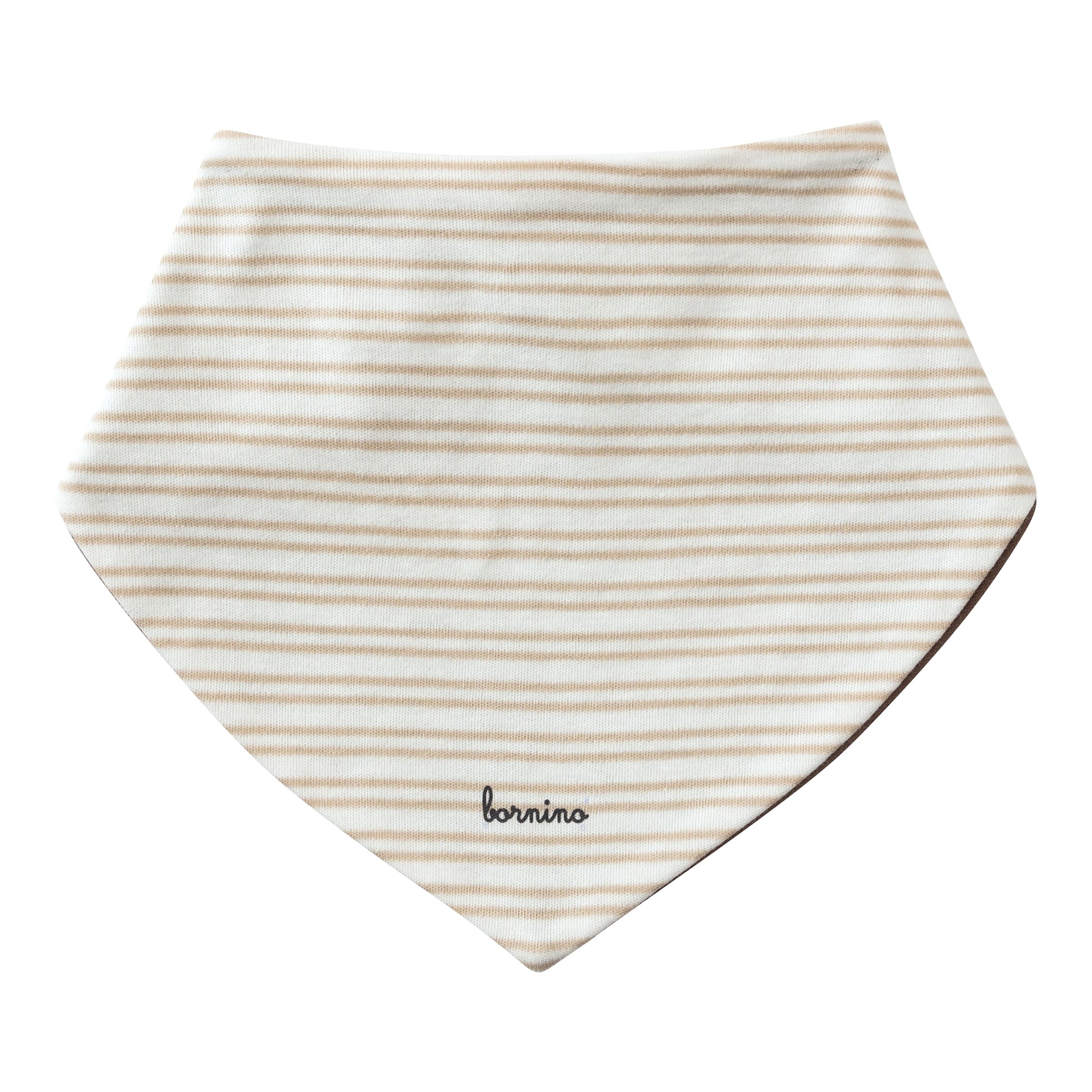 Bornino - Lieblinge 3er-Pack Wende-Dreieckstücher beige/braun/schwarz