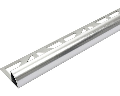 Tegellijst, aluminium, chroomzilver, 12,5 mm, DRA 1262, hoogte 12,5 mm