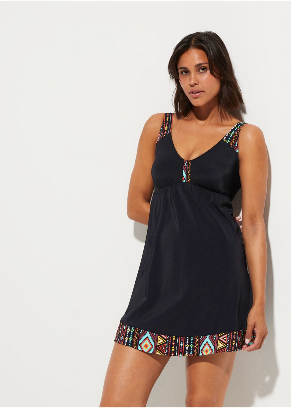 Robe de bain grande stature avec polyamide recyclé