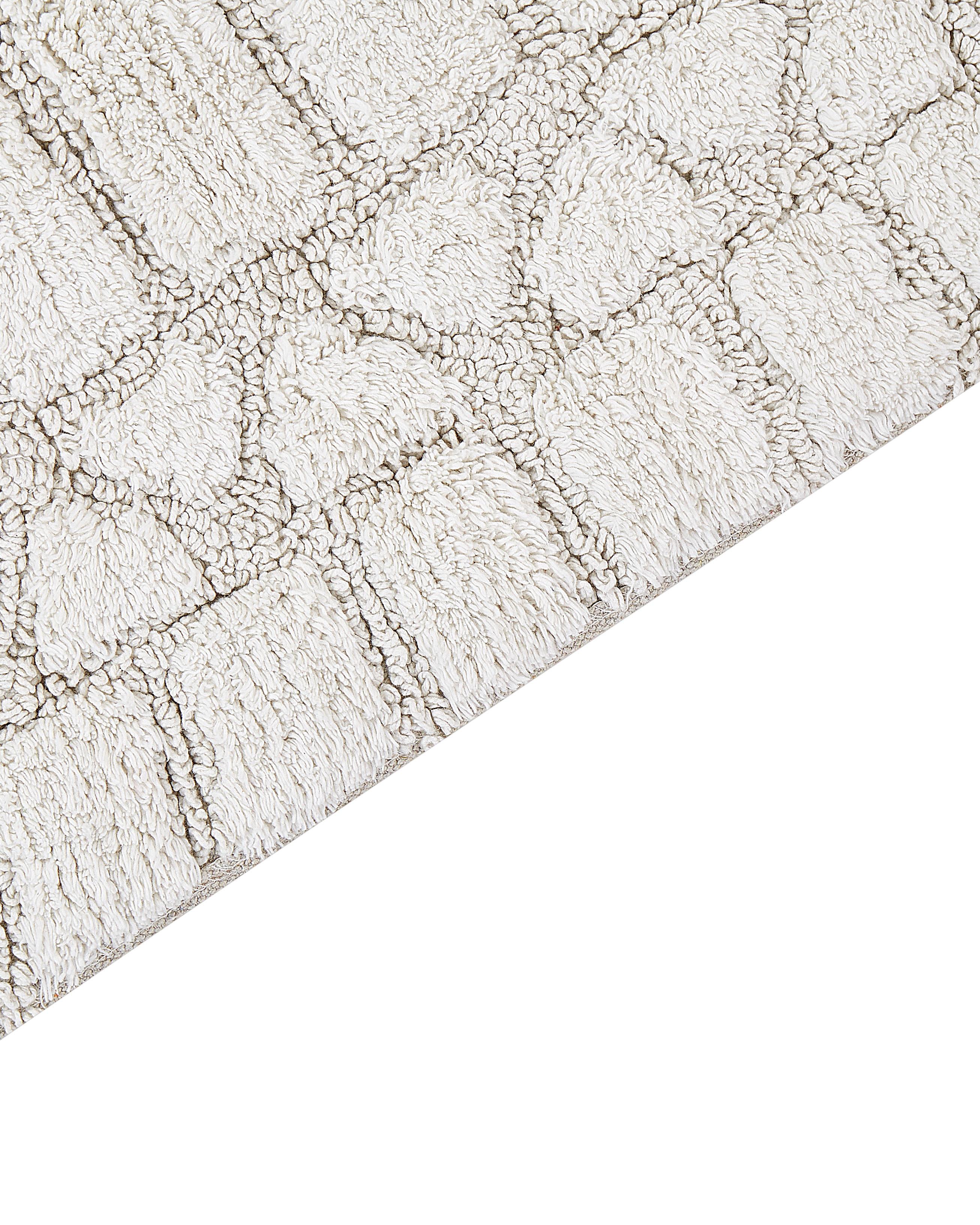 Badmat TEKKE Lichtbeige 60 x 90 cm Katoen