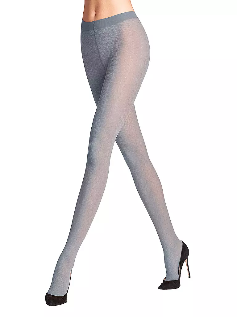 FALKE Modestrumpfhose LULLABY steel grey hellgrau