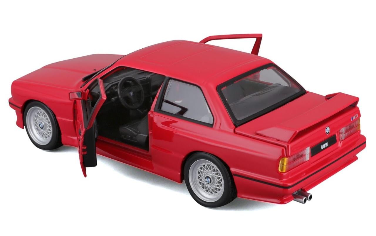 BMW M3 (E30) 1988 Rot 1:24Sammlermodell im Massstab 1:24