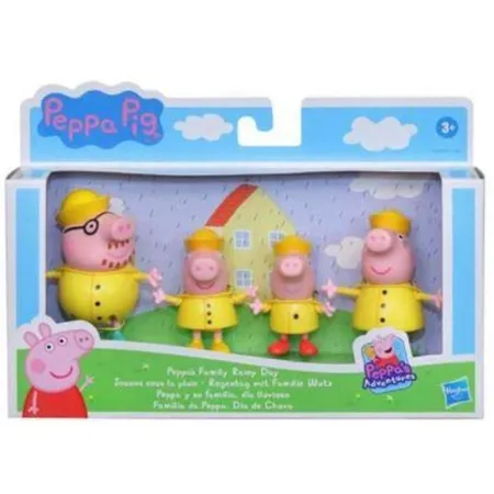 Hasbro Peppa Pig Peppa’s Adventures Familienfiguren 4er-Pack Sortiment, 1 Stück, 3-fach sortiert