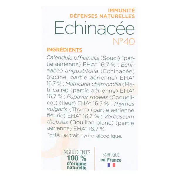 Solução oral de equinácea de inverno Lehning nº 40, 30 ml
