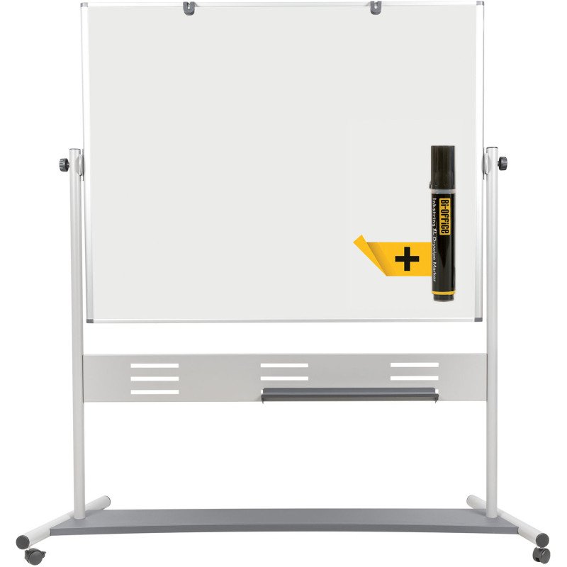 Tableau blanc laqué pivotant Evolutio 180 x 120 cm Bi-Office