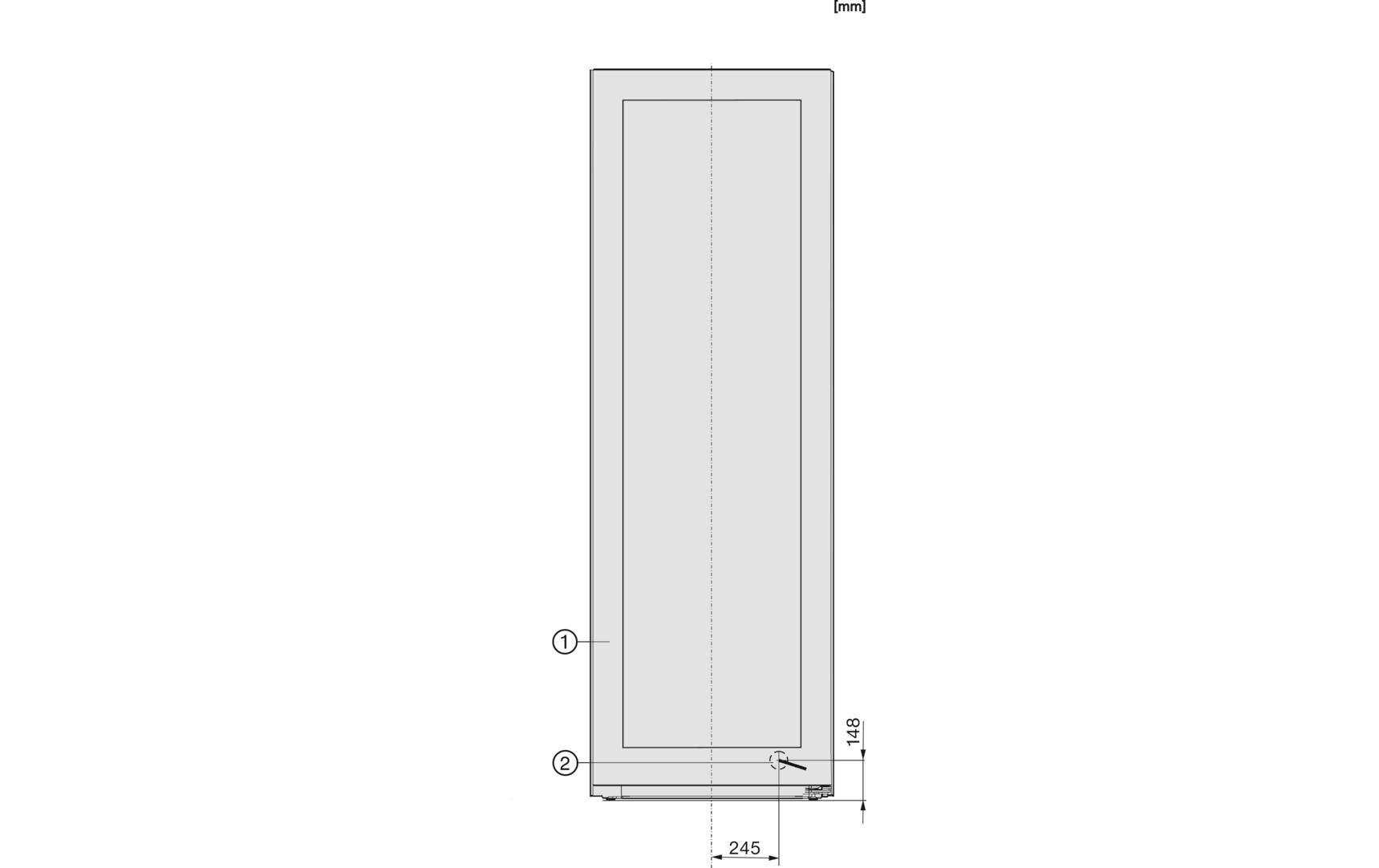 Weinkühlschrank KWT 4999 F Rechts<br>Stand-Weintemperierschrank