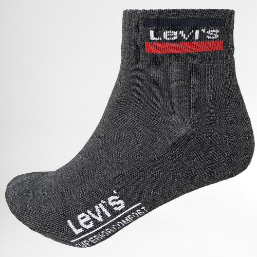 Lot De 2 Paires De Chaussettes 902011001 Noir Gris Anthracite