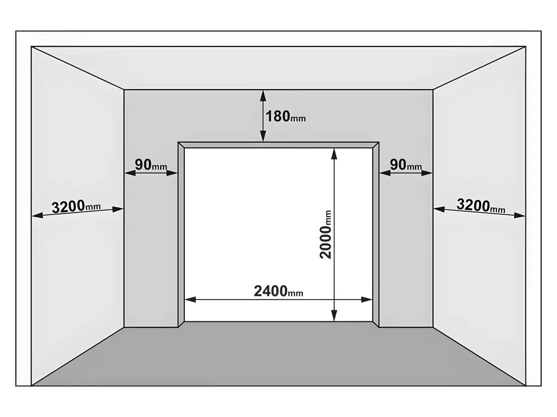 Porte de garage sectionnelle à cassette blanc avec fenêtres avec moteur Somfy L254 x H218 cm - CAOPAS