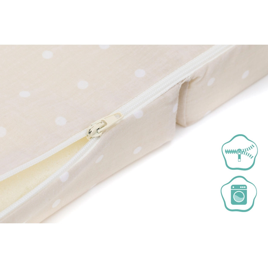 fillikid Reisebettmatratze beigePunkte 60 x 120 cm