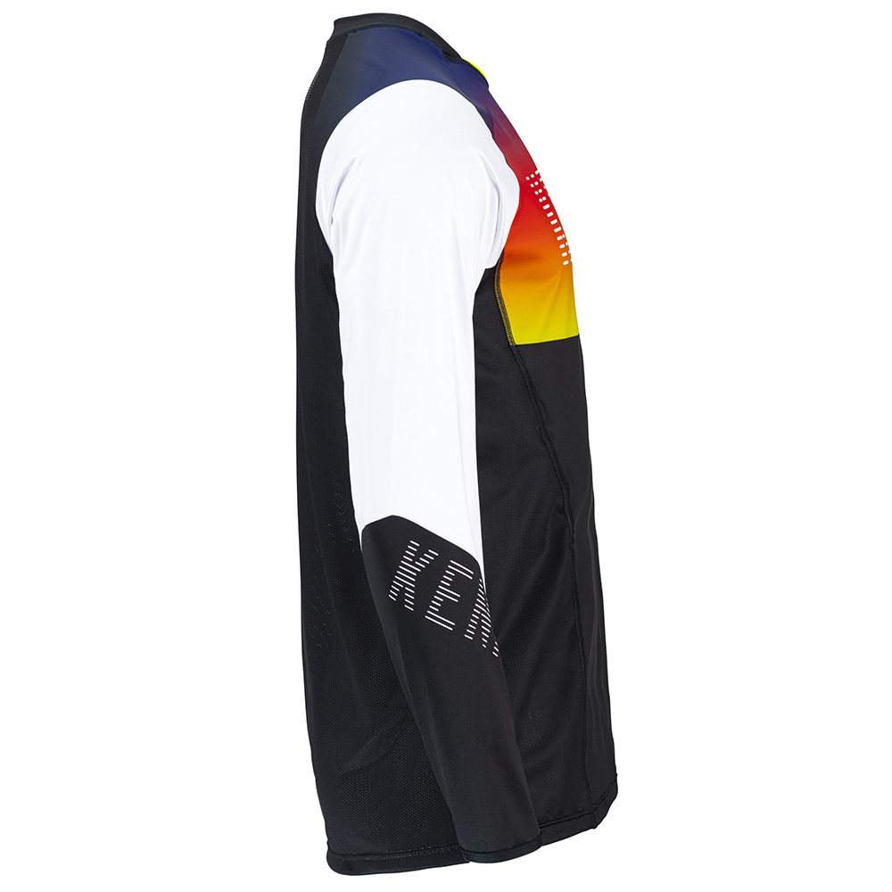 Kenny - Maillot Titanium - 2022 Blanc / Noir / Rouge / Jaune