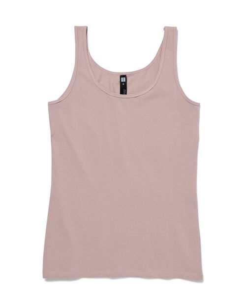 débardeur femme coton beige