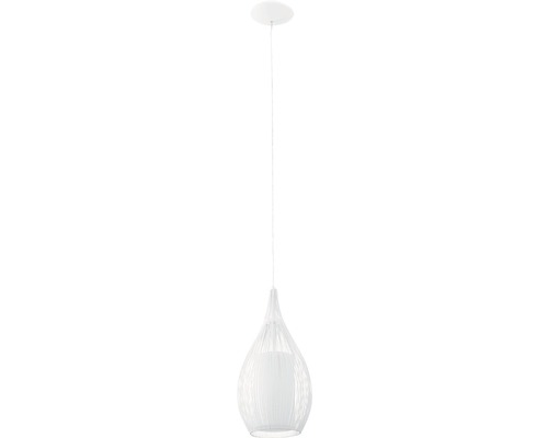 1-lamps hanglamp Ø 19 cm wit