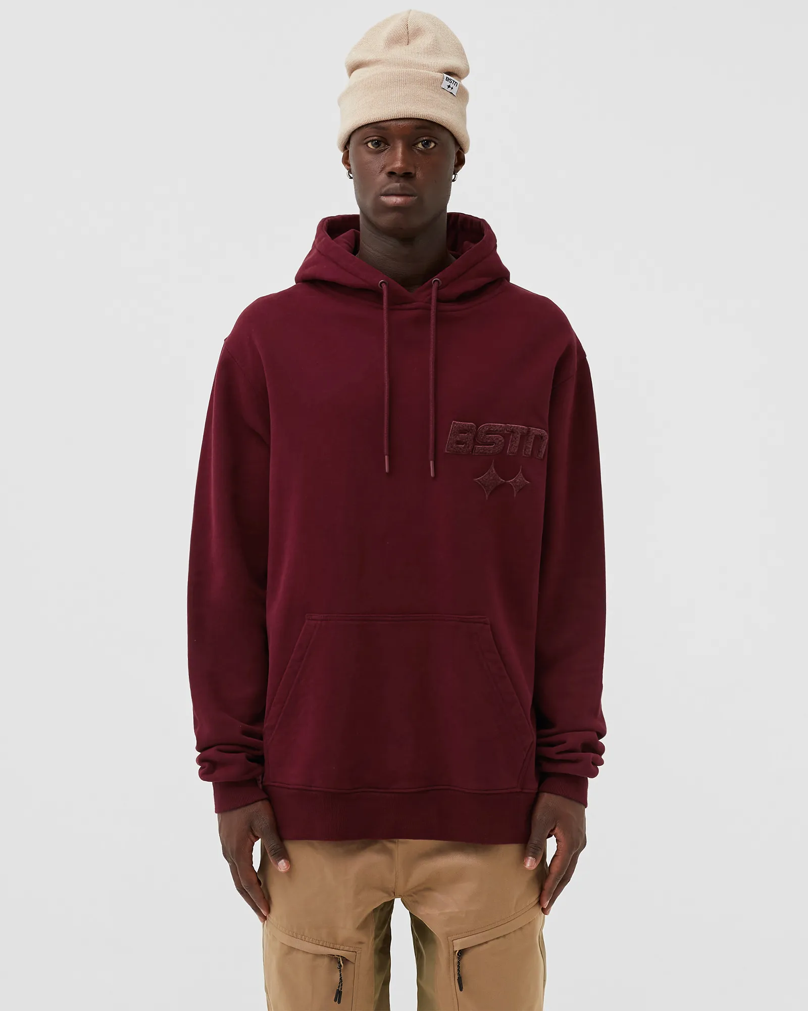 BSTN Brand Peached  Logo Hoody