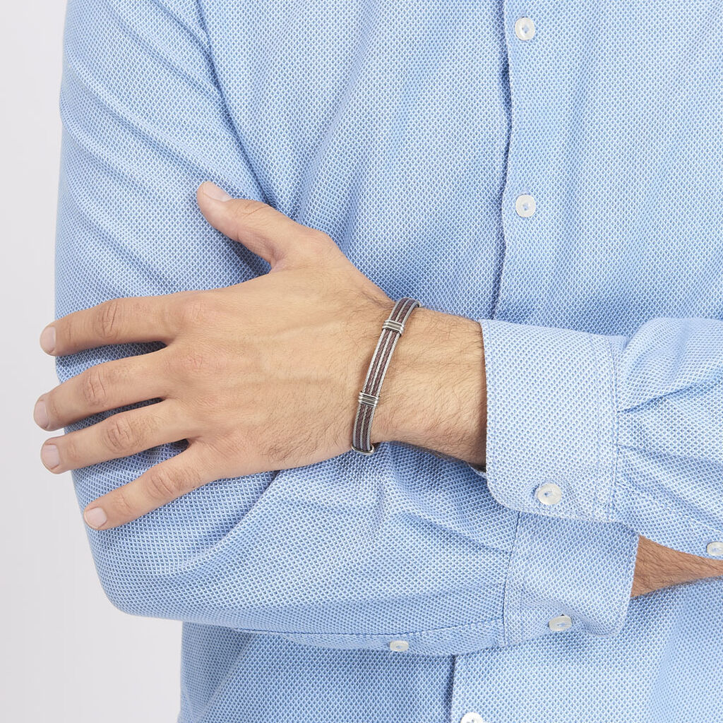 Bracelet Francois Acier Blanc