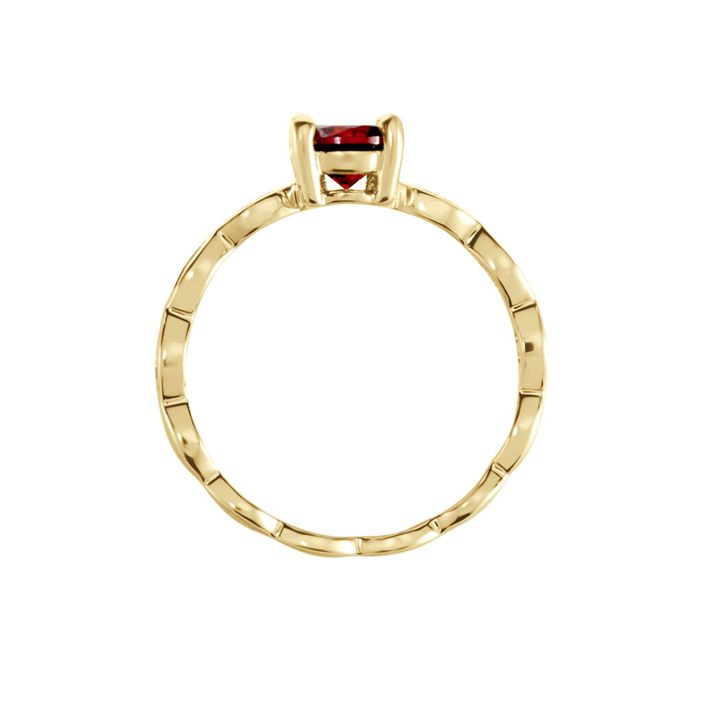 Bague Kurt Plaqué Or Jaune Oxyde De Zirconium
