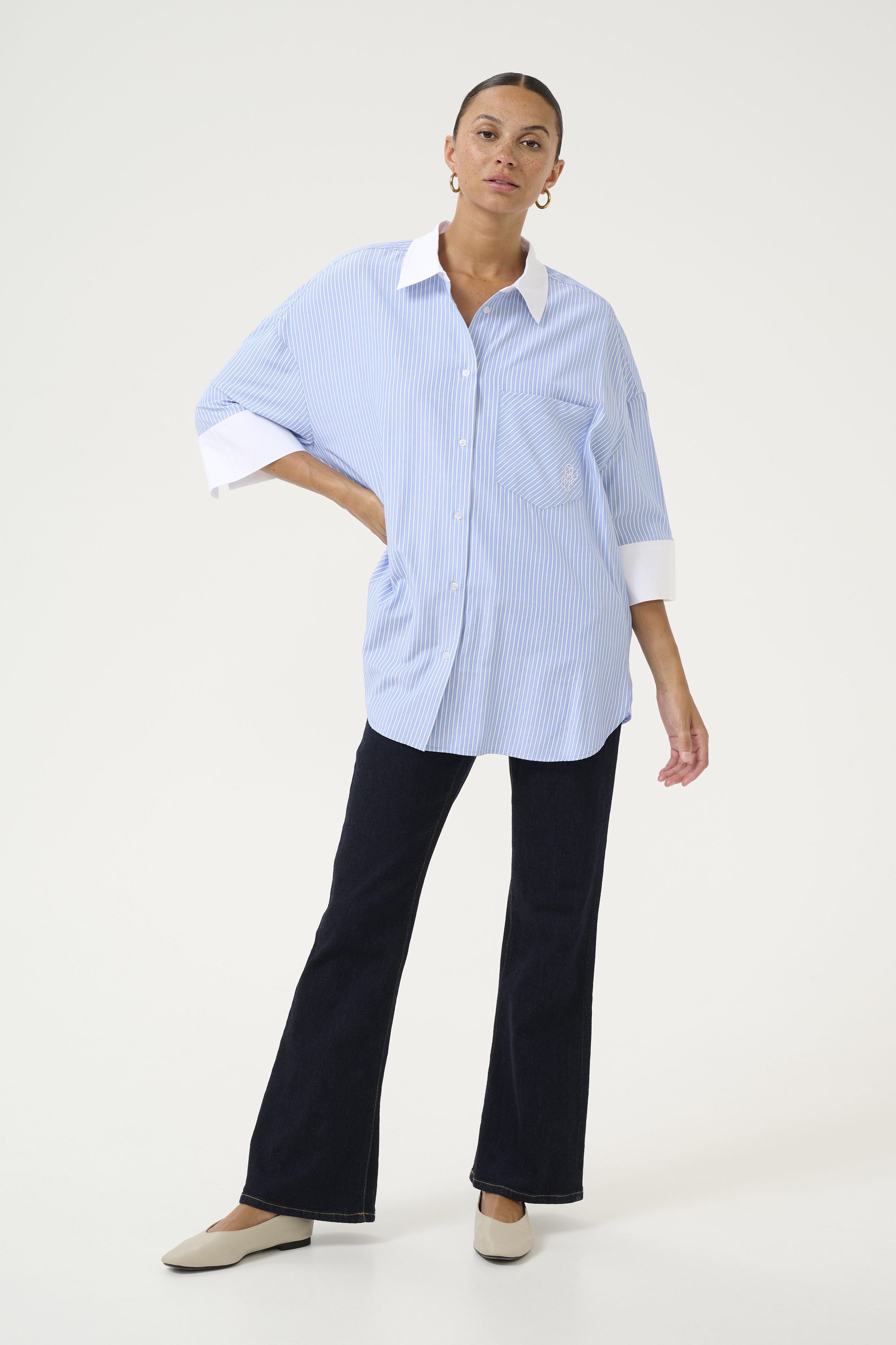 Culture - Jude Shirt - Blue Stripe