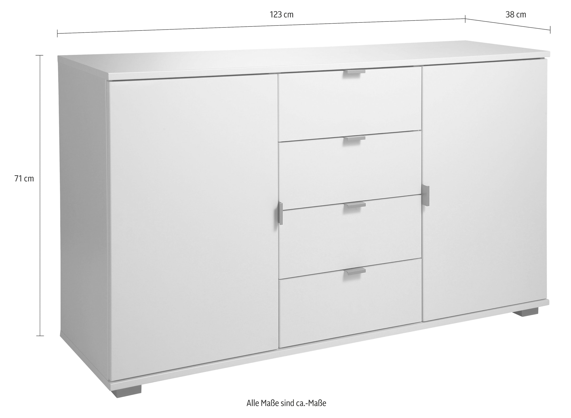 priess Sideboard Breite 123 cm
