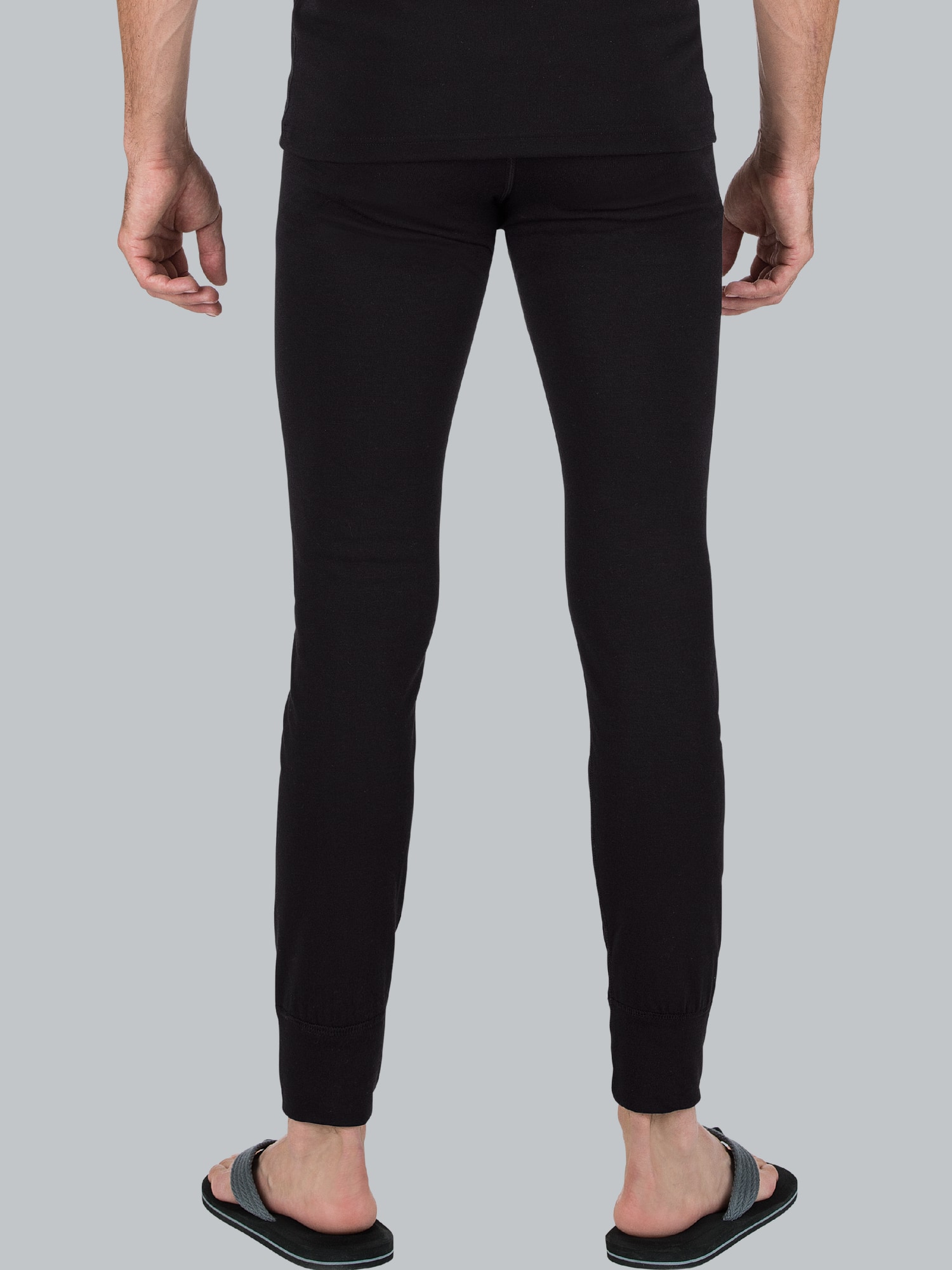 Lange Ski-/Sportunterhose Schwarz