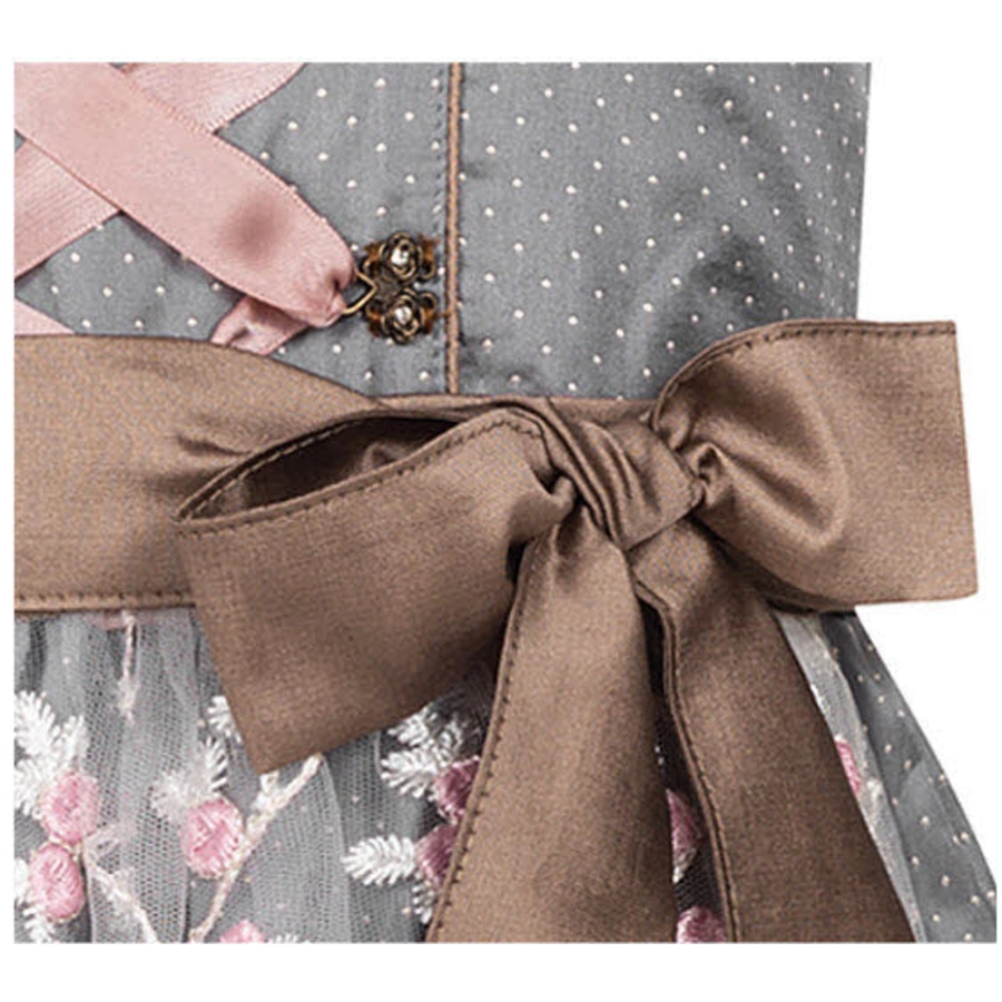 Nübler Kinderdirndl 3-teilig Jasmin Grau