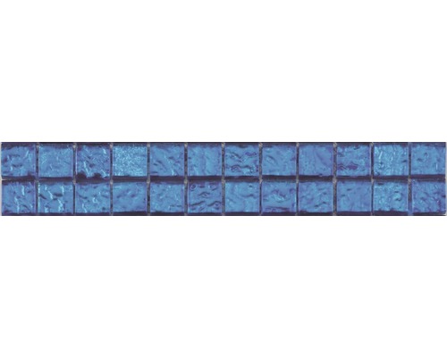 Glazen rand Diepzeeblauw 4,8x29,8 cm