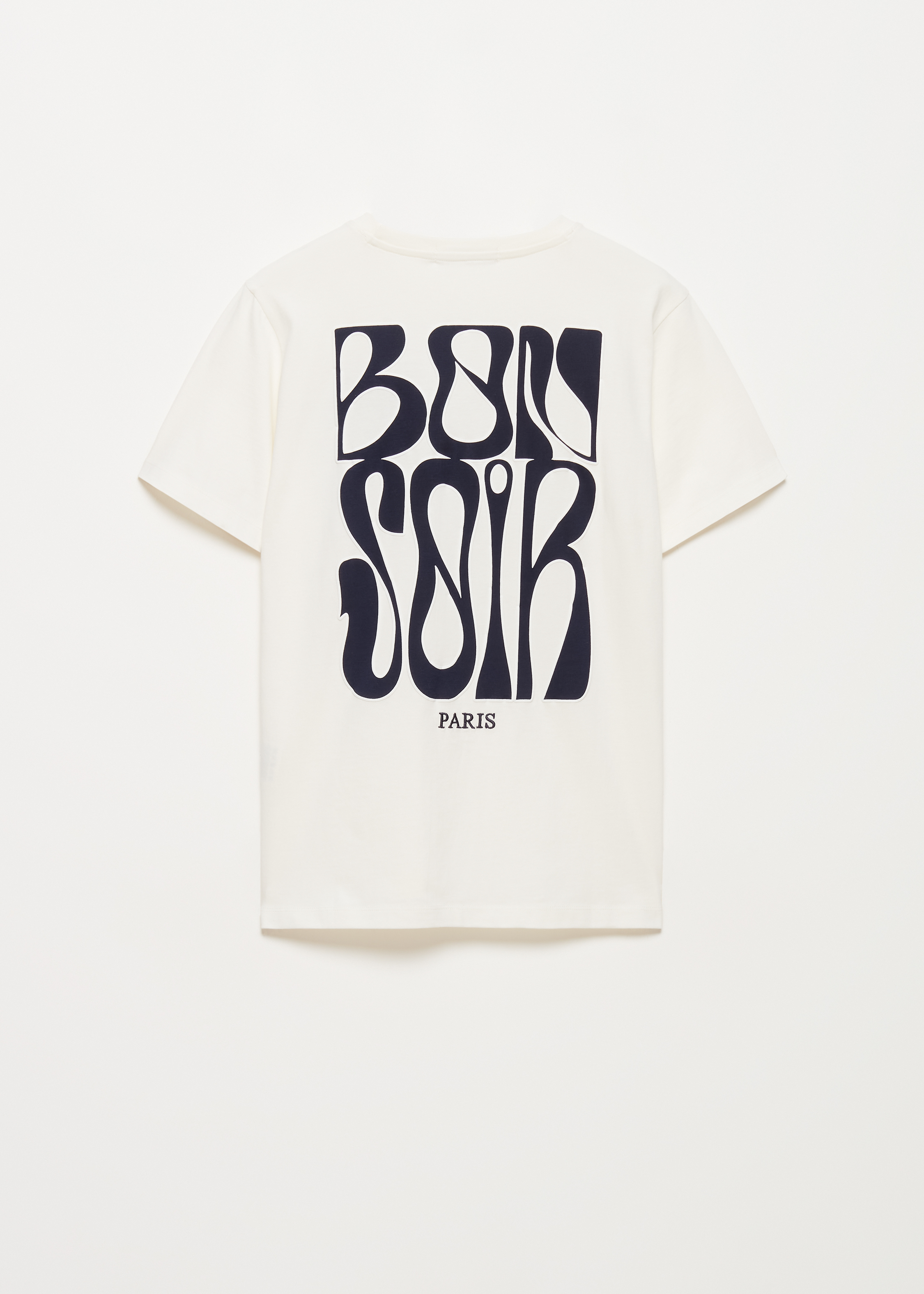 T-shirt met grafische backprint