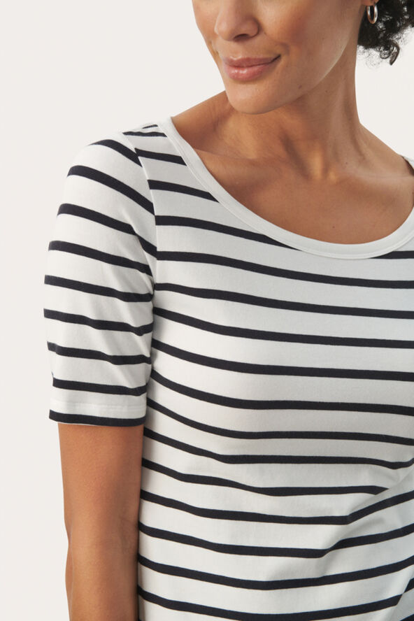 Part Two EamajaPW TS Navy stripe