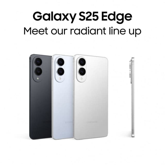 Samsung Galaxy S25 Edge 5G smartphone 12/512GB (Titanium Jetblack)