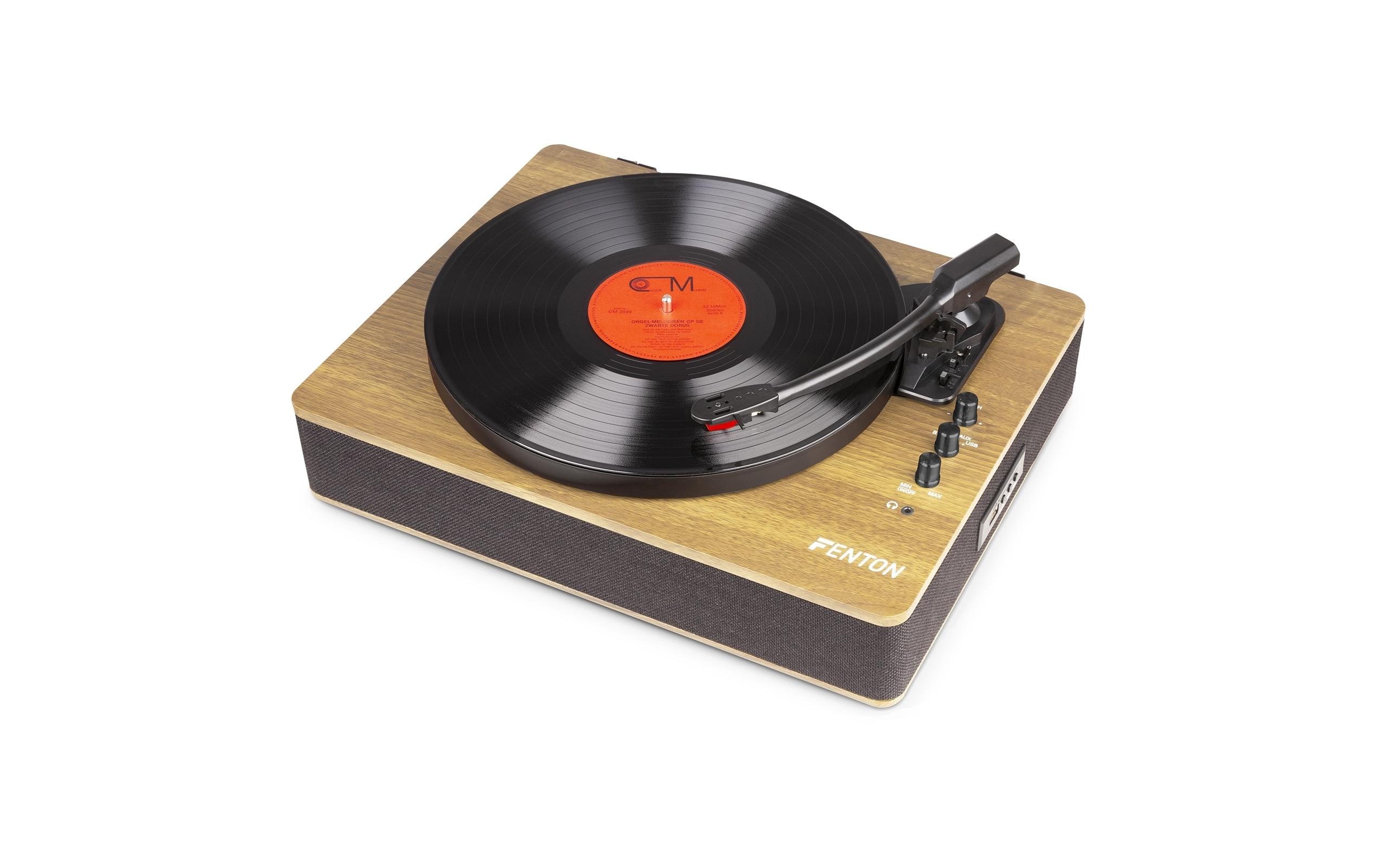 Plattenspieler mit Bluetooth RP162 Hellbraun<br>Hochwertiger Plattenspieler mit Keramik Tonabnehmer