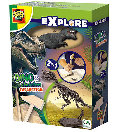 SES Creative Ausgrabung - Erkunden - T-Rex und Skelett