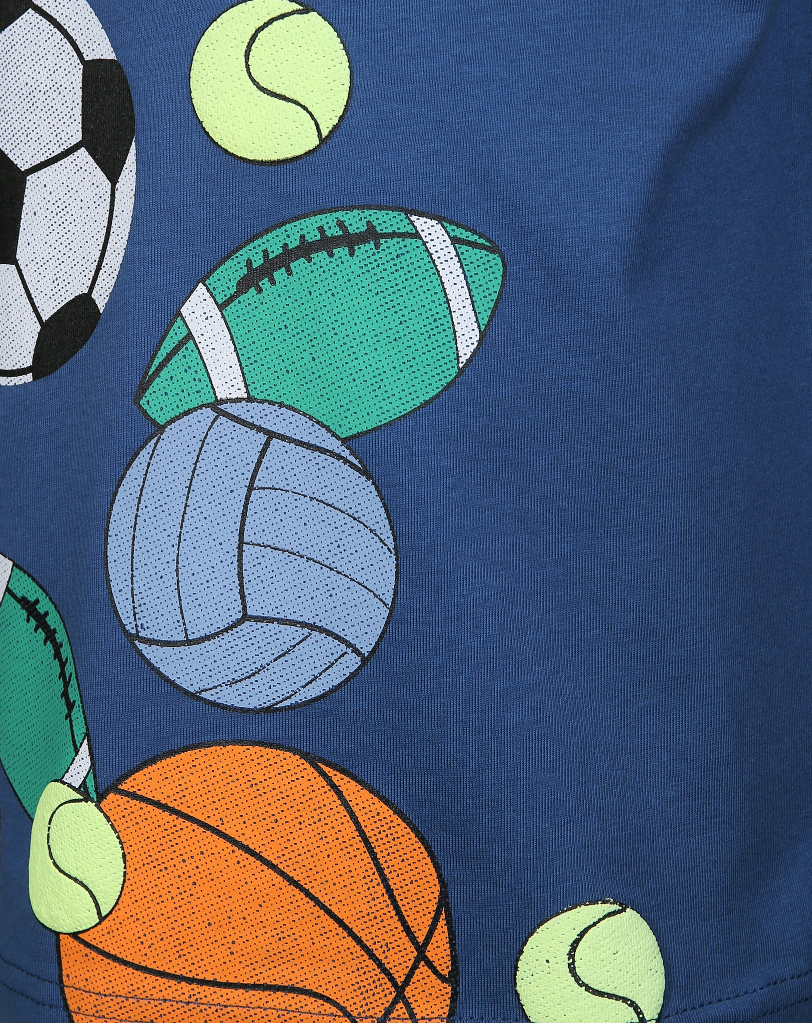 T-Shirt SPORTBÄLLE in dunkelblau