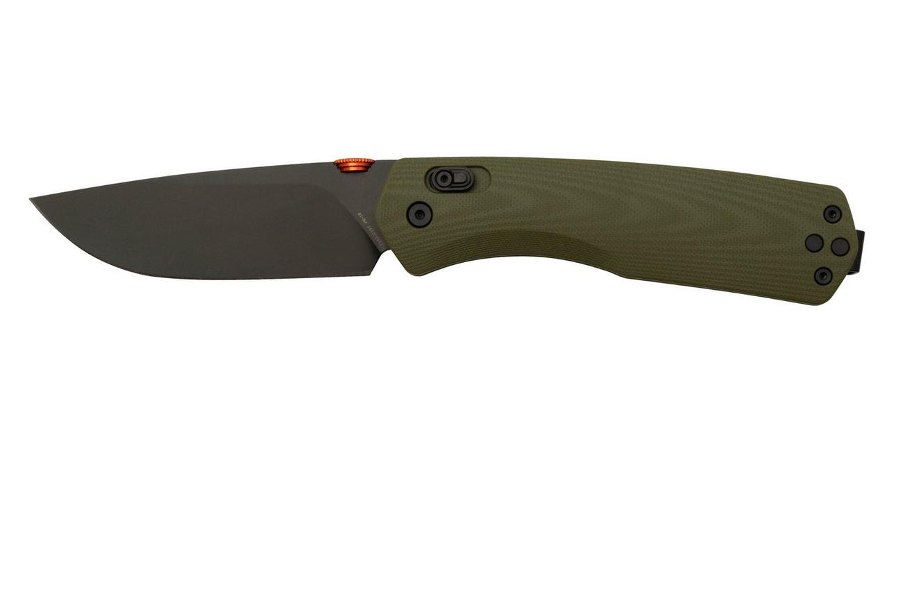 The James Brand The Carter XL, OD Green G10  Orange, Black, KKN116194-00, zakmes
