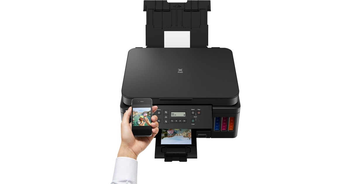 CanonPIXMA G6050 all-in-one inkjetprinter  (Zwart, Scannen, Kopiëren, LAN, Wi-Fi)