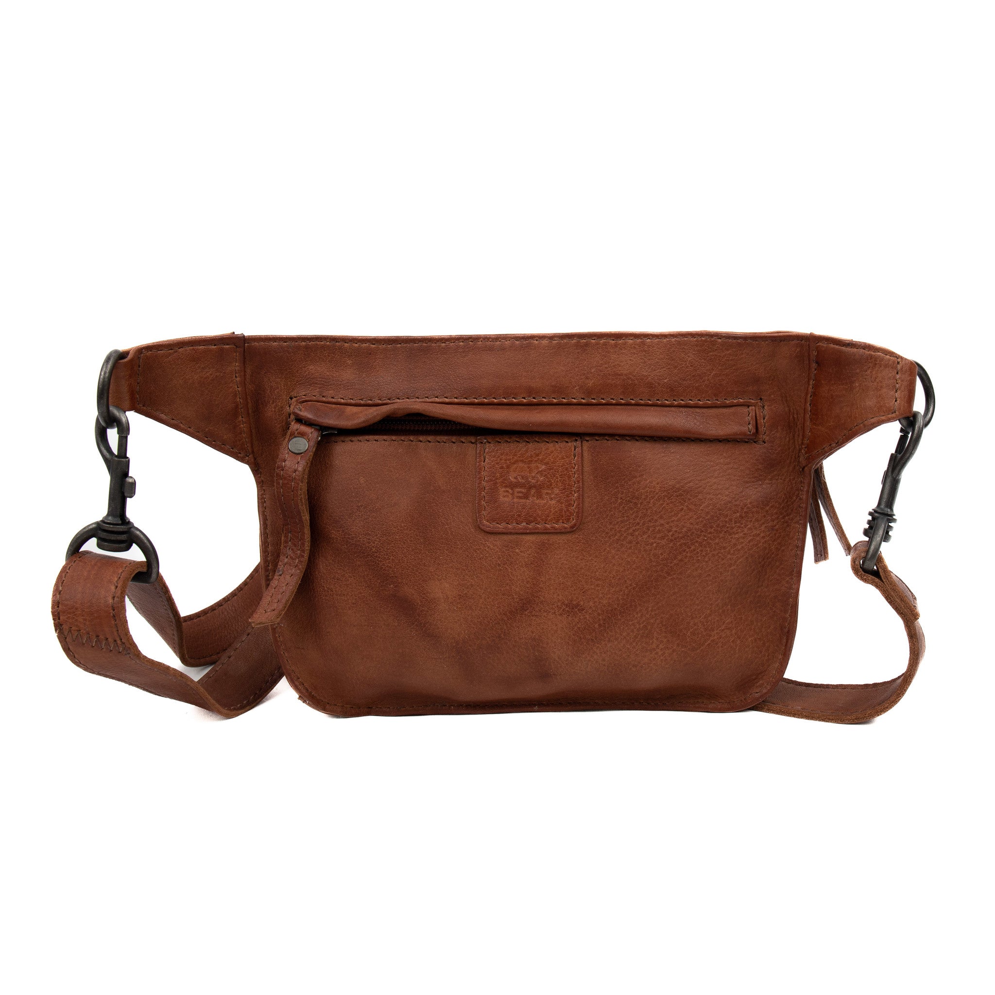 Crossbody tas 'Stef' cognac Cognac