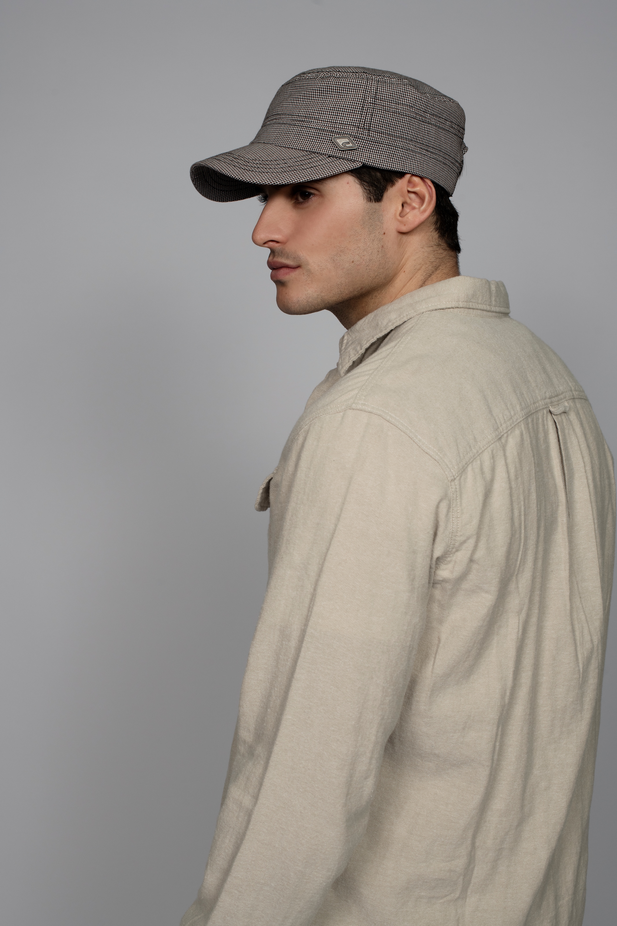 chillouts Army Cap »Heraklion Hat« aus Naturfasern mit verstellbarem Verschluss & urbanem Charakter