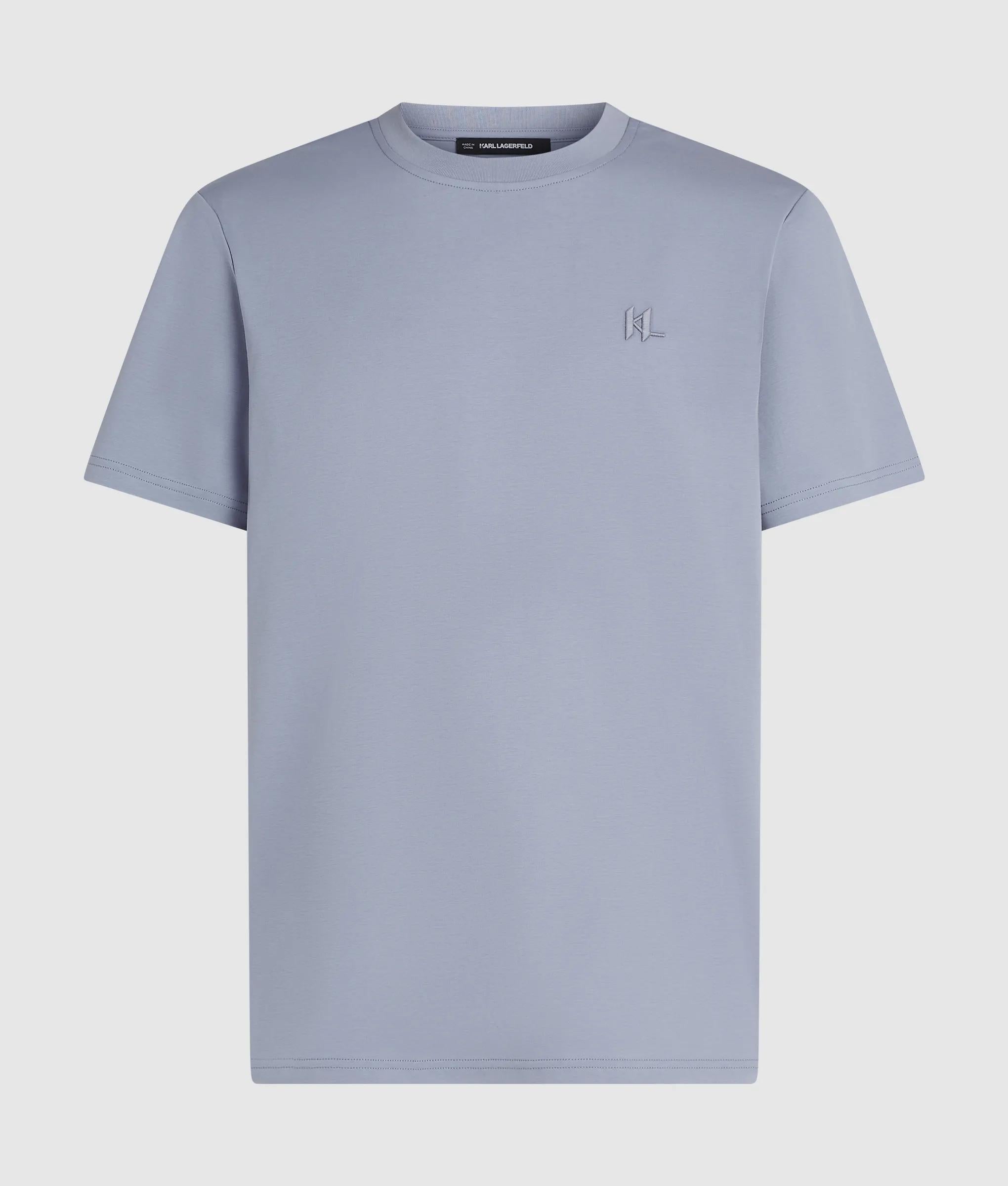 Monogram T-shirt in normale pasvorm