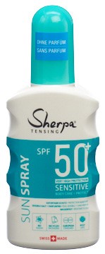 Sherpa Tensing Sonnenspray<br>175 ml, Spray, Spray, SPF 50+ SENSITIVE