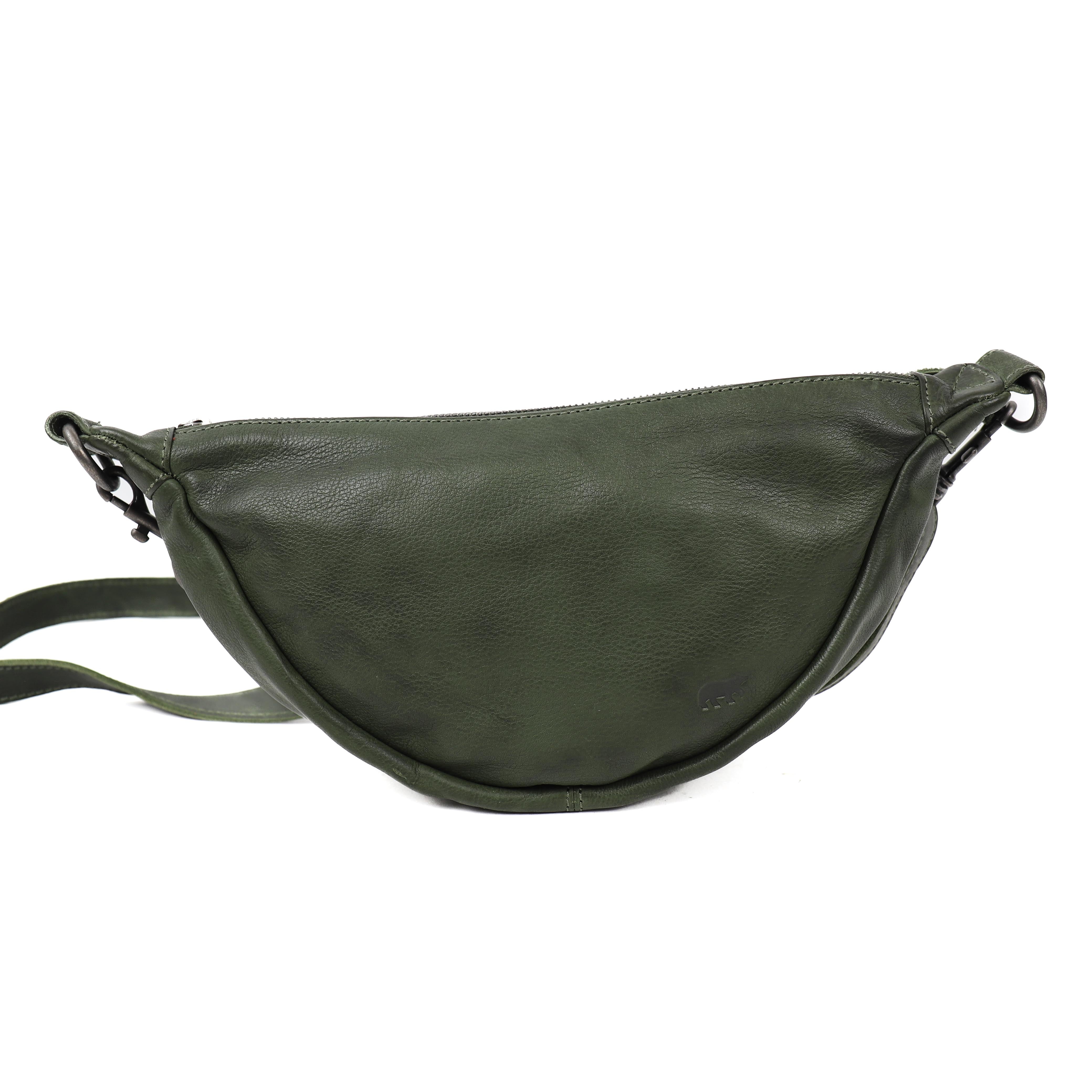 Crossbody tasje 'Toon' groen Groen